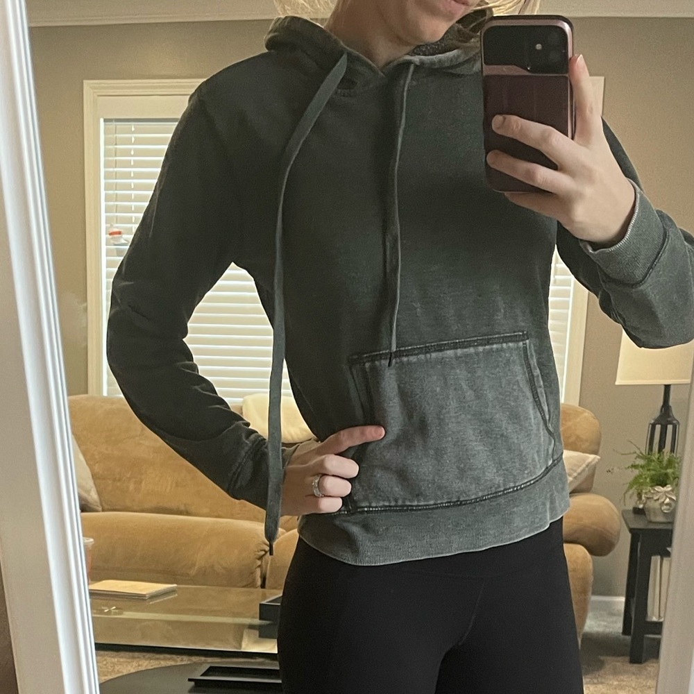 Cropped Hooded Sweatshirt